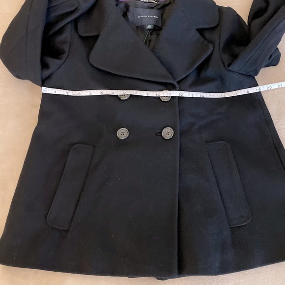 Banana Republic Wool Button-Up Peacoat - Size S - Picture 7 of 10